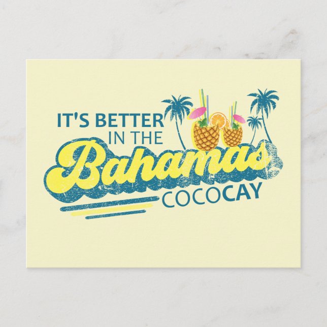 CocoCay Bahamas Postcard Vacation Cruise (Front)