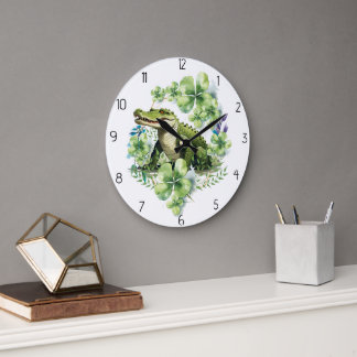 cocodrille style large clock