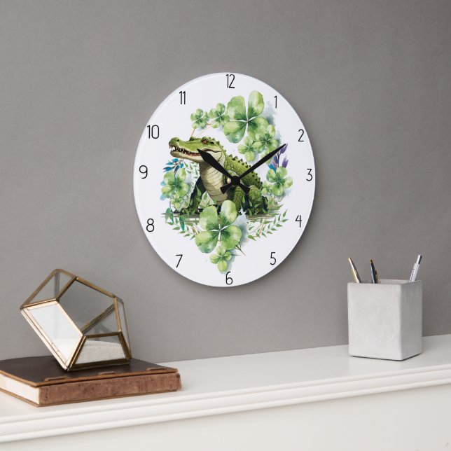 cocodrille style large clock (Office)