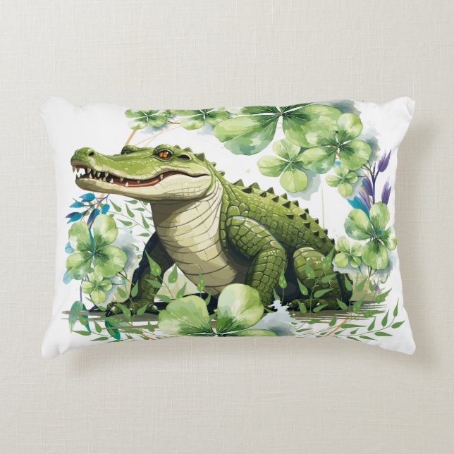 cocodrillo decorative cushion (Front)