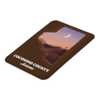 Coconino County Arizona Map. Magnet