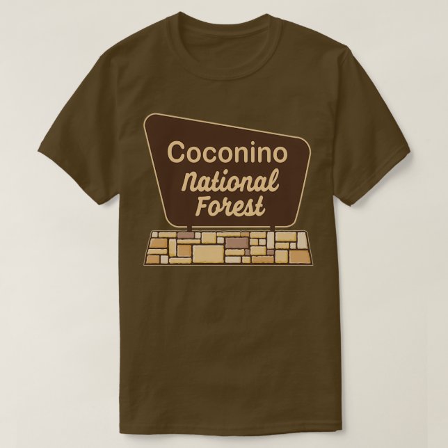 Coconino National Forest 1 T-Shirt (Design Front)