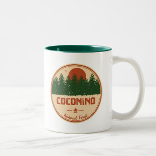 Coconino National Forest Two-Tone Coffee Mug