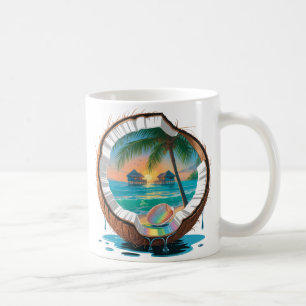 Coconut Cabana Beach Coffee Mug