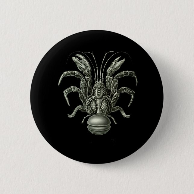Coconut Crab 6 Cm Round Badge (Front)