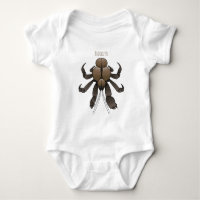 Coconut crab cartoon illustration