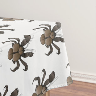 Coconut crab cartoon illustration tablecloth