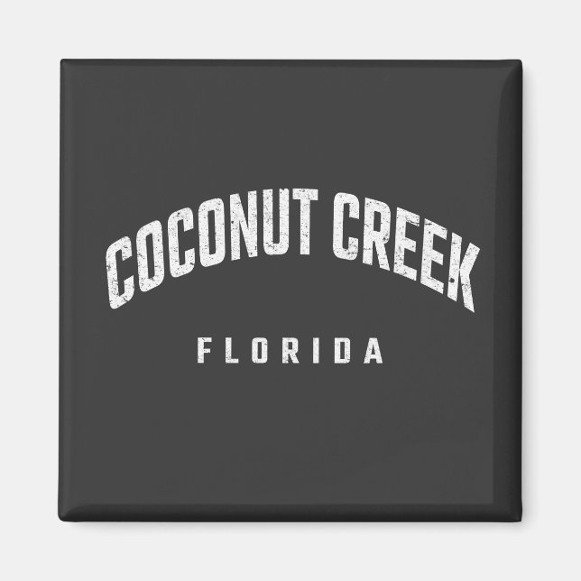 Coconut Creek Florida FL Magnet (Front)