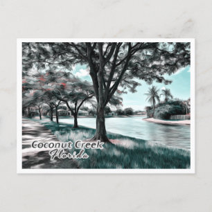 COCONUT CREEK FLORIDA POSTCARD