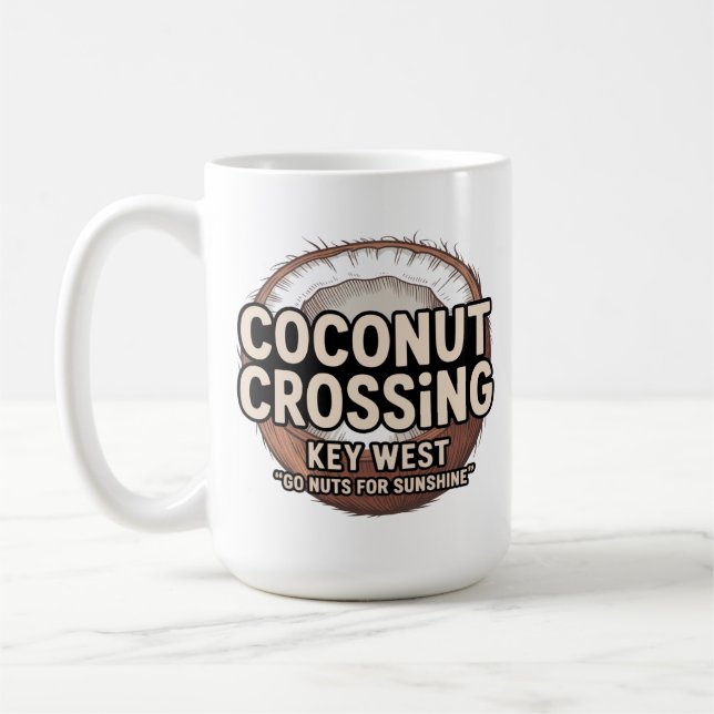 Coconut Crossing Coffee Mug (Left)