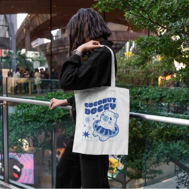 Coconut Doggy Capybara Tote Bag (Creator Uploaded)