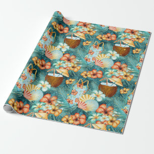 Coconut Drinks  Wrapping Paper