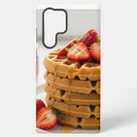 Coconut Flour Waffles Strawberry Sweet Morning