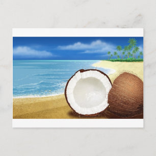 Coconut Getaway Postcard