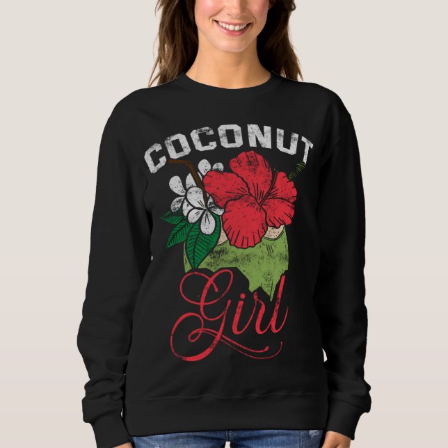 Coconut Girl Sweatshirt (Front)