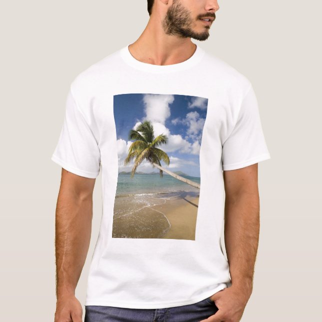 Coconut Grove Beach at Cades Bay, with St. T-Shirt (Front)