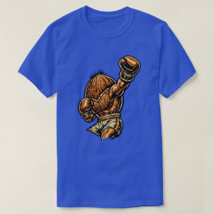 Coconut Heavyweight Boxer — Vintage Retro Fighter  T-Shirt