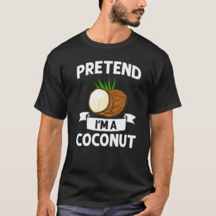 Coconut Milk Oil Water Cream Tree Fruit Palm Butte T-Shirt