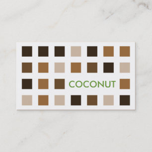 COCONUT (mod squares) Business Card