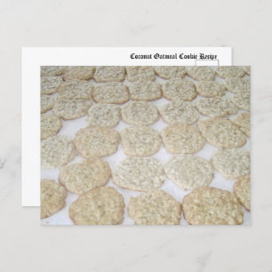 Coconut Oatmeal Cookie  Postcard