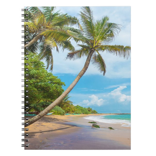Coconut Palm, Mirissa Beach | Sri Lanka Notebook (Front)