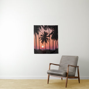 Coconut Palm Tree Landscape Tapestry