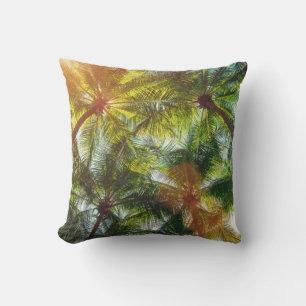 Coconut Palm trees on the Beach Cushion