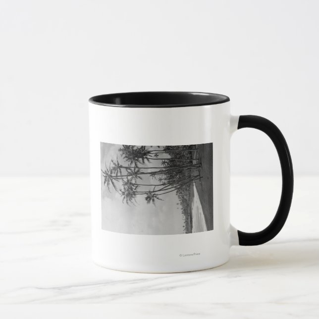Coconut Palms - Hawaiian Islands Photograph Mug (Right)