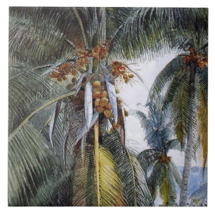 Coconut Palms, Key West, Florida, Tile