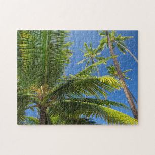 Coconut palms, Pu'uhonua o Honaunau 1 Jigsaw Puzzle
