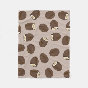 Coconut Pattern Fleece Blanket