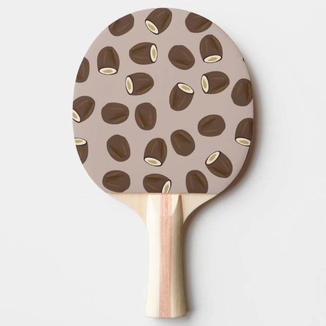 Coconut Pattern Ping Pong Paddle (Front)