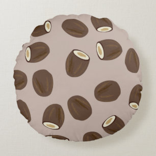 Coconut Pattern Round Cushion