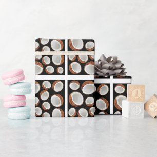 Coconut pattern wrapping paper