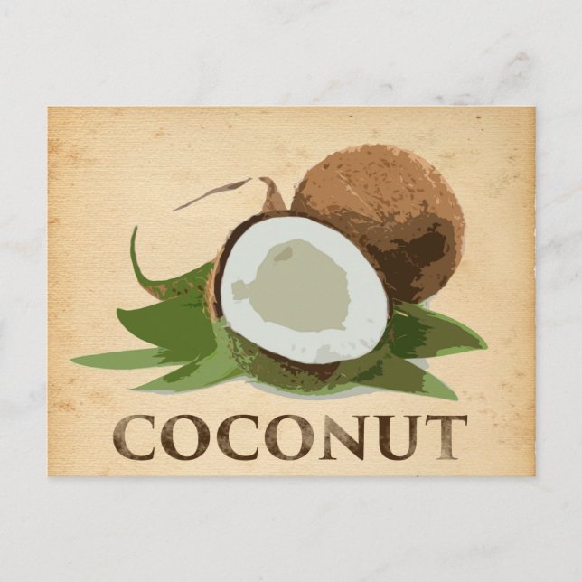 Coconut Postcard (Front)