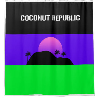 Coconut Republic Design No.2803 Shower Curtain