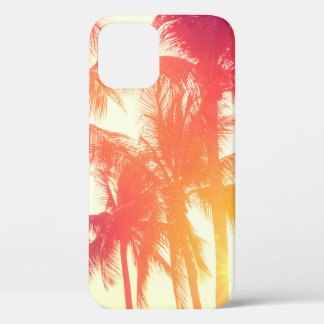 Coconut tree at tropical coast iPhone 12 case