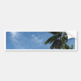 Coconut tree bumper sticker