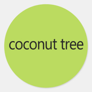 Coconut Tree Kamala Harris Quote 2024 Classic Round Sticker