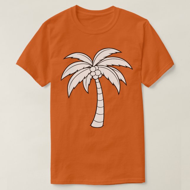 Coconut Tree TShirt 4 (Design Front)