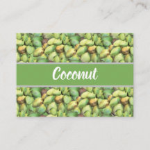 Coconut Tropical Fruit Pattern