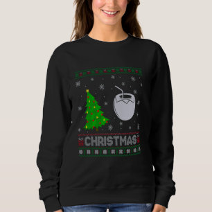 Coconut Xmas Tree Lighting Ugly Christmas Sweater