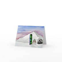 Coconut's Adventures: January Card 4"x5.6"