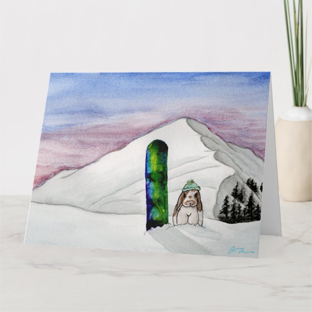 Coconut's Adventures: January Card 8.5"x11" (Front)