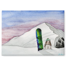 Coconut's Adventures: January Magnet 3.5"x2.5"