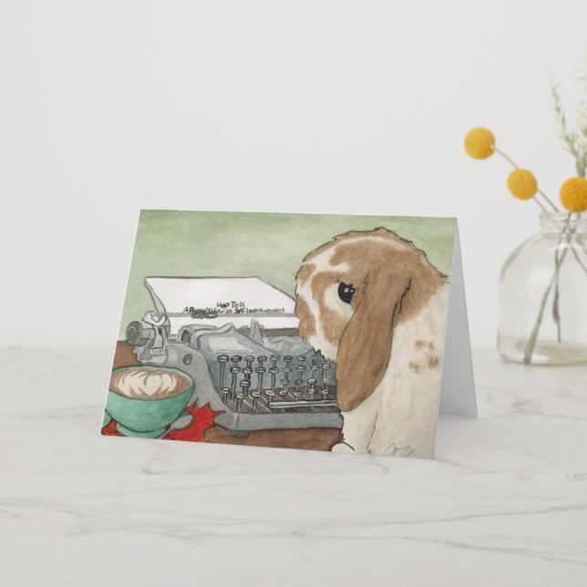 Coconut's Adventures: November Greeting Card A5 (Front)