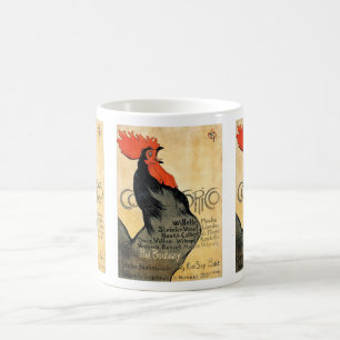 "Cocorico" , Théophile Alexandre Steinlen Coffee Mug