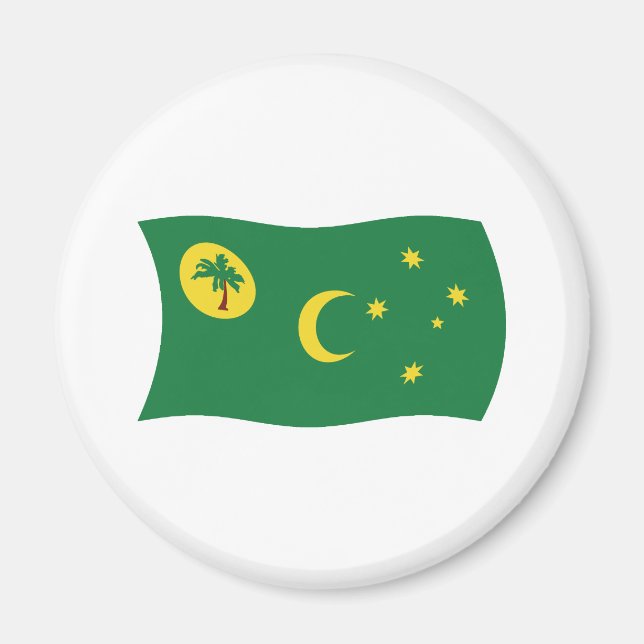 Cocos Islands Flag Magnet (Front)