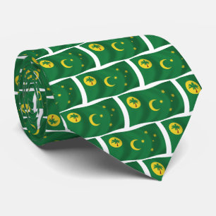 Cocos Islands Flag Tie