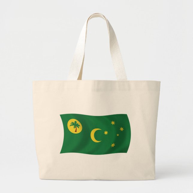 Cocos Islands Flag Tote Bag (Front)